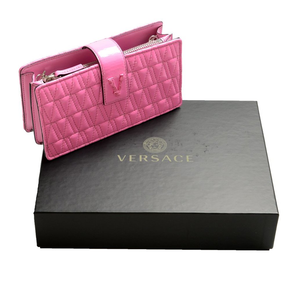 Versace Women's Leather Virtus Quilted Mini Bag - Picture 6 of 7